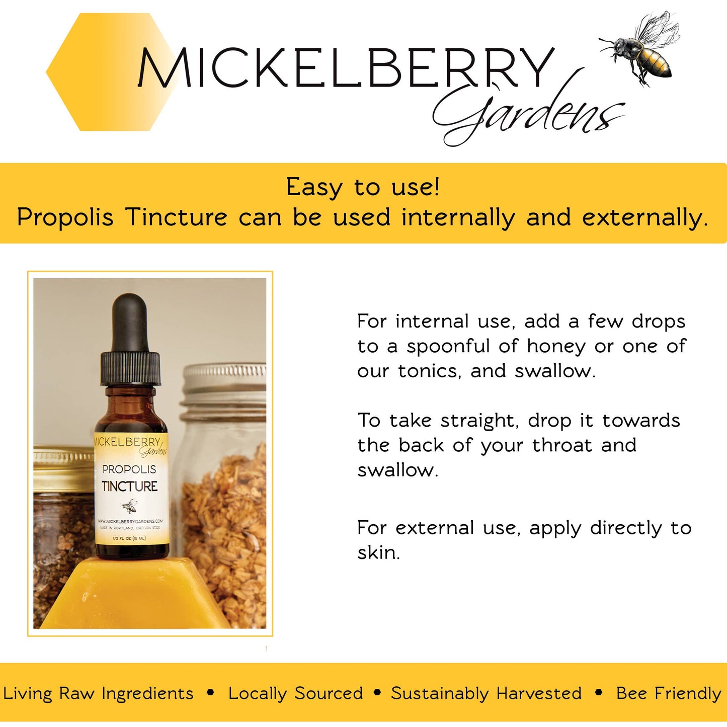 Propolis Tincture 0.5 oz.