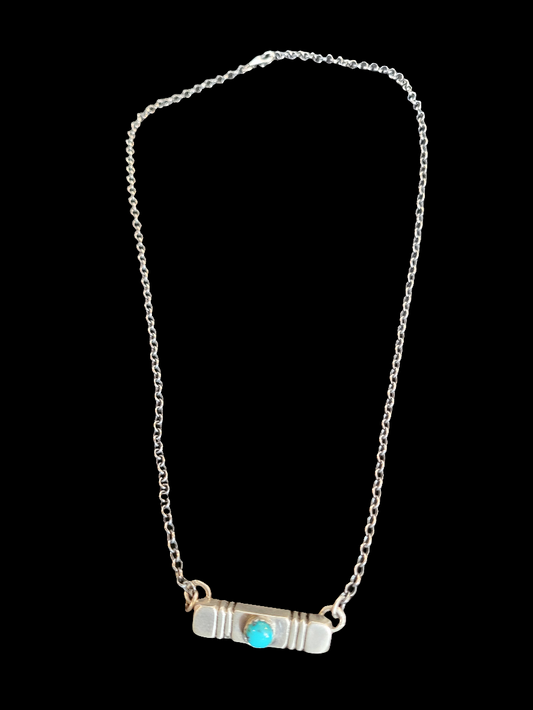 Sterling Bar Necklace