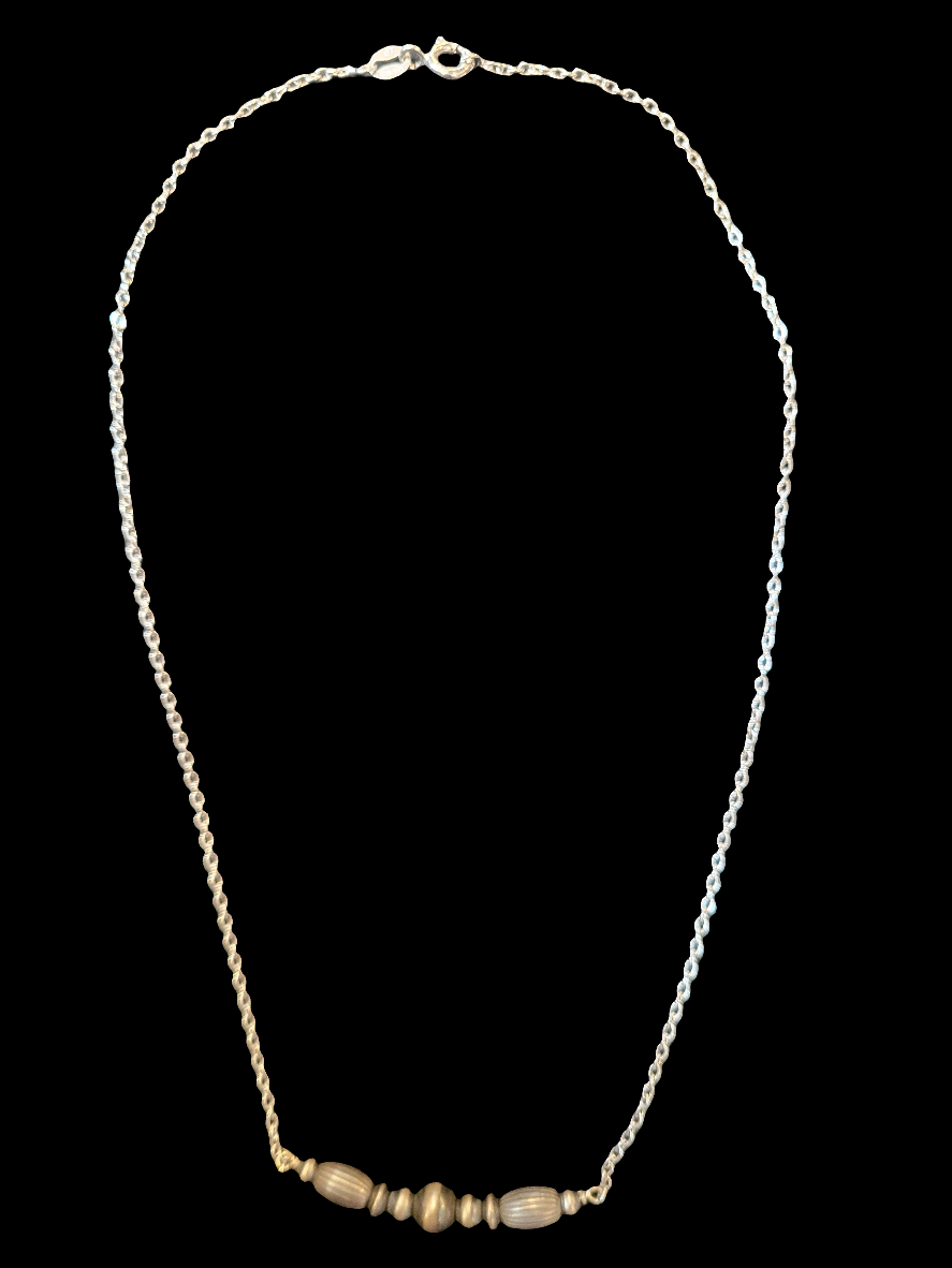 Sterling Oval Bead Chain NK