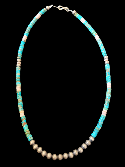 Turquoise Pearl Necklace