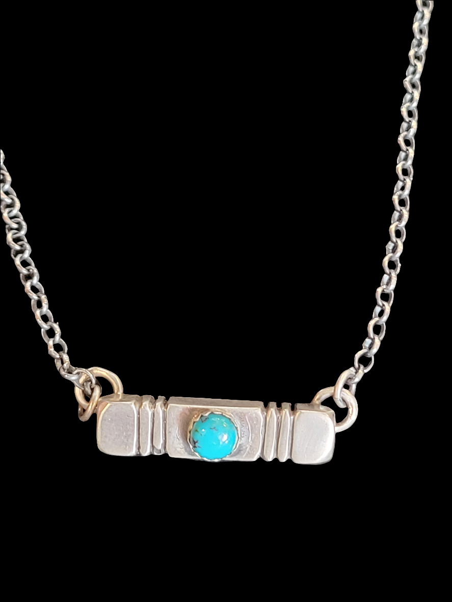 Sterling Bar Necklace