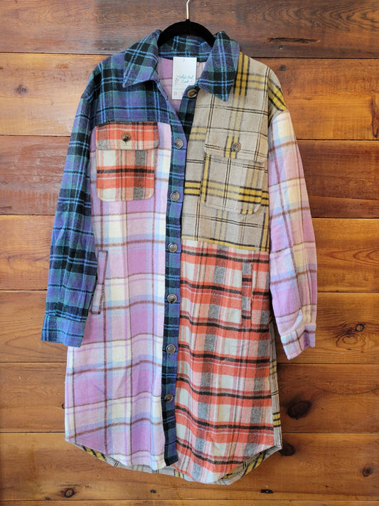 Long Flannel Shacket