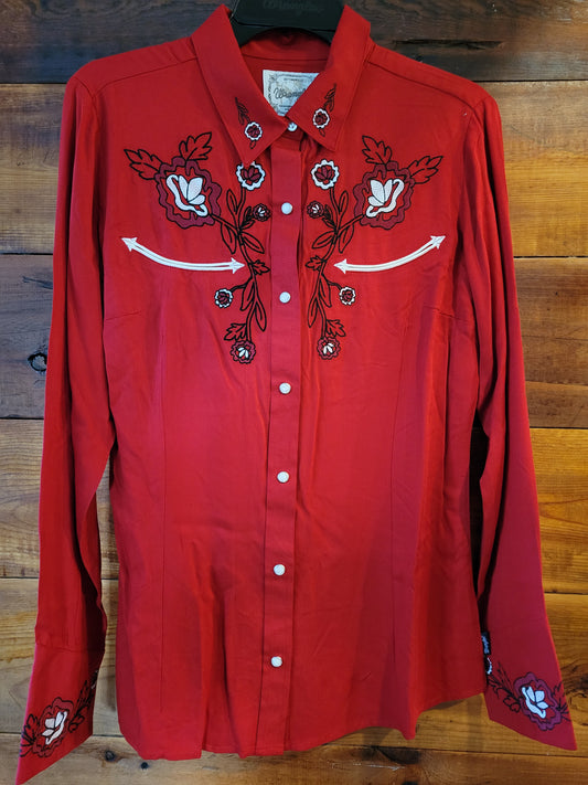 Wrangler Embroidered Western Yoke Shirt