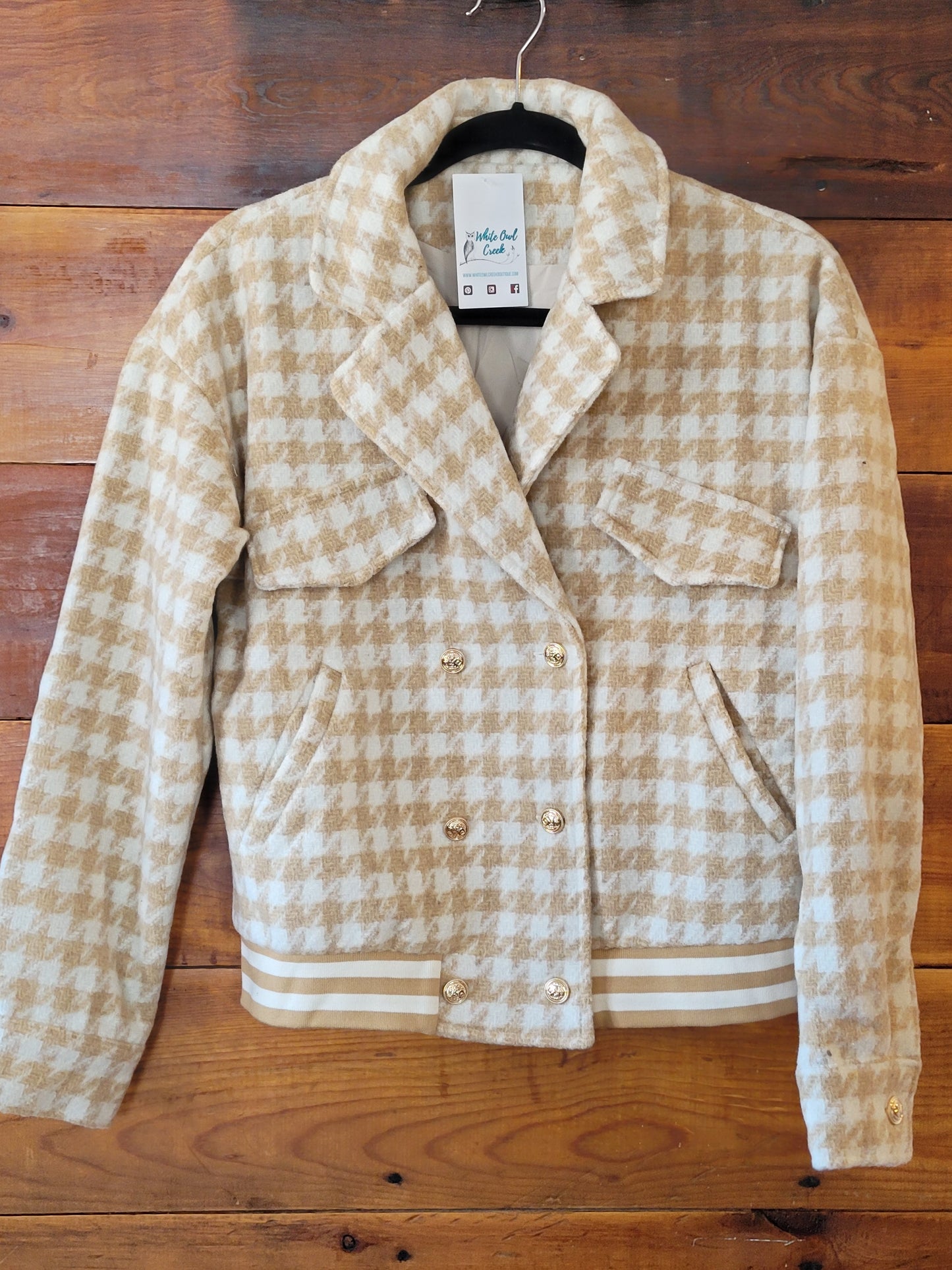 Houndstooth Bomber